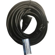 LENGŐCSATLAKOZÓ 20M 16A/250V IP44 H05RR-F,3G1.5 FEKETE CSAPFEDELES