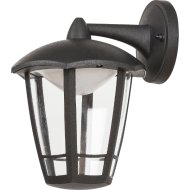 SORRENTO KÜLTÉRI FALI LÁMPA LED LEFELE LED 8W, 23CM, IP44, MATT FEKETE