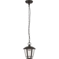 SORRENTO KÜLTÉRI FÜGGESZTÉK LÁMPA LED LED 8W, 84CM, IP44,MATT FEKETE