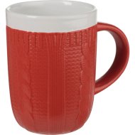 KÁVÉSBÖGRE KERÁMIA 320 ML 5 FÉLE SZÍNBEN KÖTÖTT MINTÁVAL