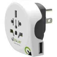 UTAZÓADAPTER, WORLD TO USA USB