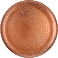 DEKOR TÁLCA, MŰANYAG, 33CM, RÉZ SZÍNŰ, KROKODILBŐR MINTÁS Outlet