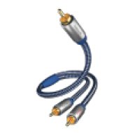 Premium Y-Subwoofer Kábel, RCA-2*RCA, 5,0 m (0040805)