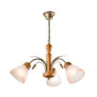 TULIPAN FÜGGESZTÉK E27 3X60W TÖLGY