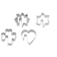 3196 Sütemény kiszúró, 4 db