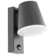 CALDIERO KÜLTÉRI FALI LÁMPA E27 10W IP44 ANTRACIT/FEHÉR SZENZOROS