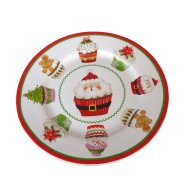 KARÁCSONYI KISTÁNYÉR 17,5CM MUFFINOS, PORCELÁN Outlet