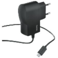 173670 Hálózati Töltő Micro USB, 1A,  Fekete