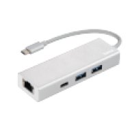 135757 USB 3.1 Type-C Hub (2 USB, 1 USB Type-C) + Lan