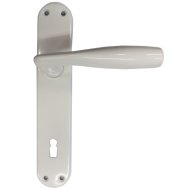 AJTÓKILINCS NZ 90MM ALU FEHÉR MITO