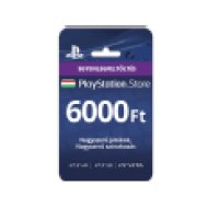 PlayStation Network 6000 forintos feltöltőkártya