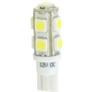 72LB058W  T10 LED 9x5050 SMD fehér, 1 pár