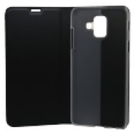 Samsung Galaxy A6 Flip oldalra nyíló tok , Fekete ( BOOKTYPE-SAM-A6-BK)