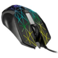 RETICOS RGB vezetékes Gaming Egér, fekete  (SL680011BK)