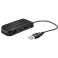 SNAPPY EVO USB Hub, 7-Port, USB 2.0, aktív, fekete (SL140005BK)