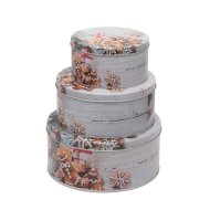 Süteménytartó doboz – mézi – 3 db/csomag