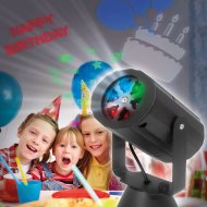 Elemes LED projektor – születésnap, karácsony, halloween – IP20