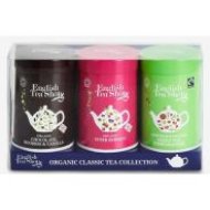ETS szálas prémium bio tea kollekció 3X25g fémdobozban