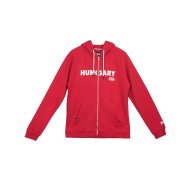 HUNGARY ZIPPED HOODY MEN RED S&P