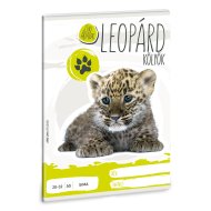 Ars Una Cuki Állatok - Leopárd - A/5 sima füzet 2032