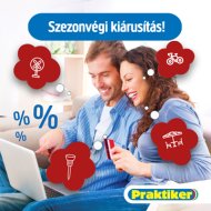 Szezonvégi kiárusítás a Praktikerben!