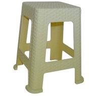 ÜLŐKE RATTAN MINTÁZATÚ VAJSZÍNŰ 38X38X46 CM