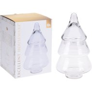 FENYŐ ALAKÚ ÜVEG TÁROLÓ TETŐVEL 800ML