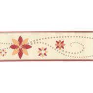 IRON BORDŰR 10MX9,5CM BEIGE-BORDÓ