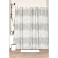 PEVA PLAZA ZUHANYFÜGGÖNY 180X180CM PVC 12 KARIKÁVAL