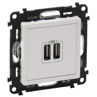 VALENA LIFE DUPLA USB TÖLTŐ FEHÉR