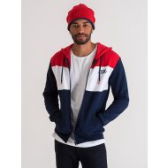 TRICOLOR ZIPPED HOODIE MEN