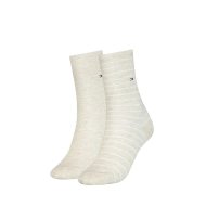 TH WOMEN SOCK 2P SMALL STRIPE