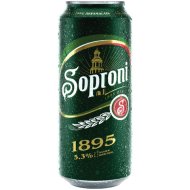 Soproni 1895 dobozos világos sör