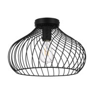 STAVERTON MENNYEZETI LÁMPA E27 1X60W FEKETE