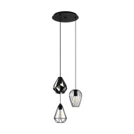 DISTAFF FÜGGESZTÉK E27 3X40W FEKETE