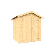 SZERSZÁMTÁROLÓ FAHÁZ PADLÓVAL OSB TETŐVEL 170X180X1,35 CM NATÚR LUCFENYŐ