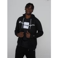 hooded full zip sweatshirt