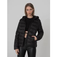 hooded polyfilled jacket