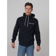 hooded full zip sweatshirt