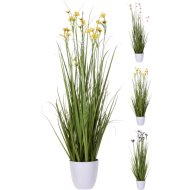 MŰNÖVÉNY FEHÉR KASPÓBAN 95 CM, 3 SZÍN