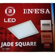 JADE LED BEÉPÍTHETŐ PANEL 12W 900LM 4000K 17×17CM SZÖGLETES FEHÉR IP20