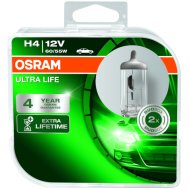 FÉNYSZÓRÓ H4, 12V/55W, OSRAM        ULTRA LIFE, DUO PACK