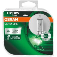 FÉNYSZÓRÓ H7, 12V/55W, OSRAM        ULTRA LIFE, DUO PACK