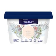 PLATINUM SZÍNES FALFESTÉK 2,5L F20  FÁTYOLKA BELTÉRI V.BÁZISÚ R:285086