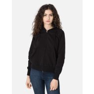 hooded full zip sweatshirt