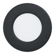 FUEVA5 BEÉPÍTHETŐ LÁMPA LED 2,7W 360LM 4000K ÁTMÉRŐ:8,6CM IP44 FEKETE