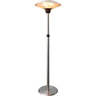 KÜLTÉRI HŐSUGÁRZÓ 2000 W, INOX TELESZKÓPOS, 2 FOKOZAT