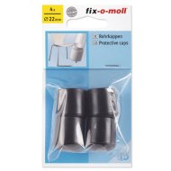 CSŐKUPAK 22MM ÁTMÉRŐ FEKETE, 4DB-OS