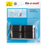 CSŐKUPAK 38X20MM FEKETE, 4DB-OS
