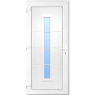 TENERIFE PVC BEJÁRATI AJTÓ BAL 98X208CM, FEHÉR, KILINCCSEL M:Q3